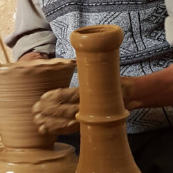 I laboratori di ceramica artigianale di Meybod